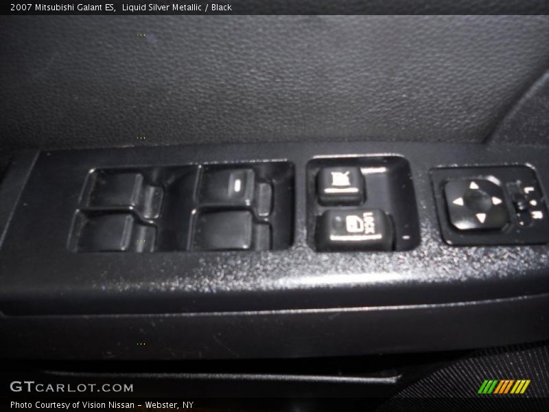 Liquid Silver Metallic / Black 2007 Mitsubishi Galant ES