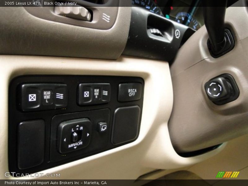 Controls of 2005 LX 470