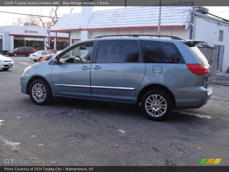Blue Mirage Metallic / Stone 2008 Toyota Sienna Limited AWD