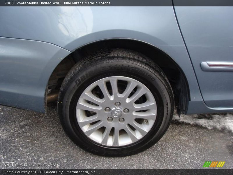 Blue Mirage Metallic / Stone 2008 Toyota Sienna Limited AWD