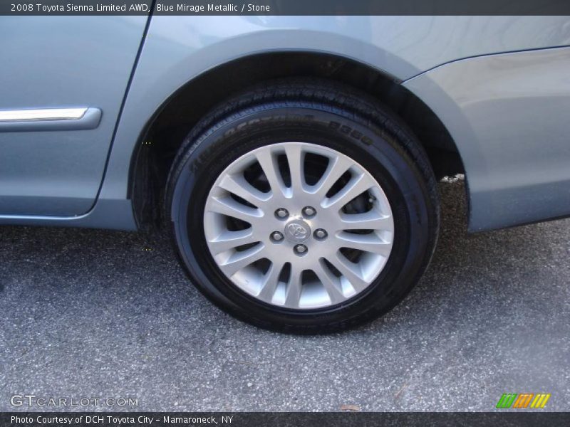 Blue Mirage Metallic / Stone 2008 Toyota Sienna Limited AWD