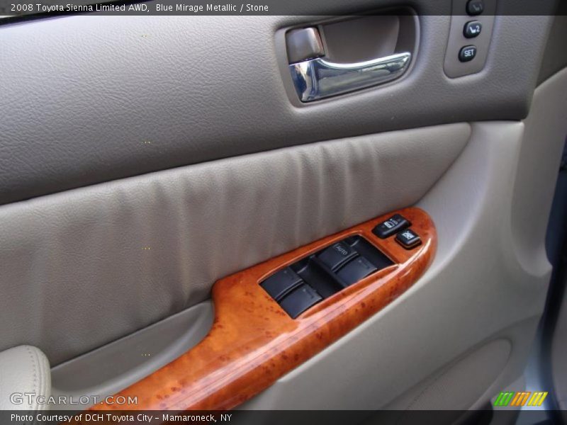Blue Mirage Metallic / Stone 2008 Toyota Sienna Limited AWD