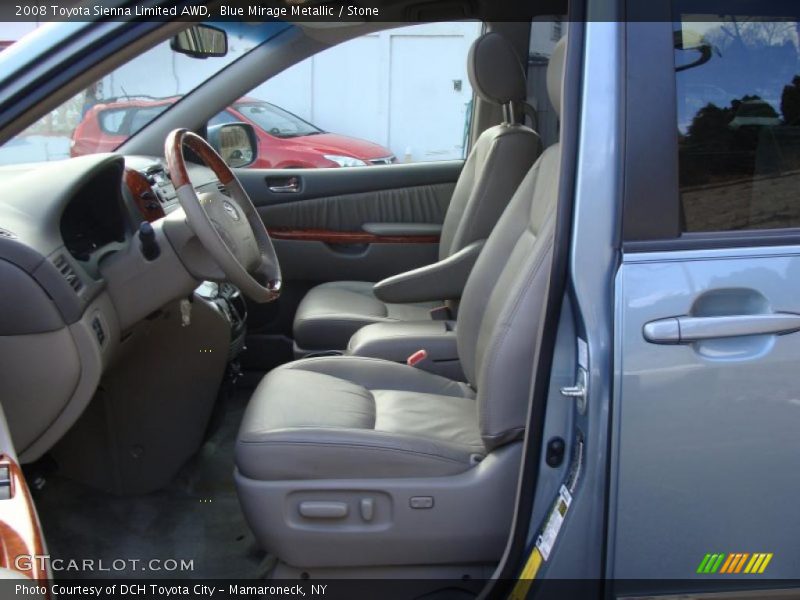 Blue Mirage Metallic / Stone 2008 Toyota Sienna Limited AWD