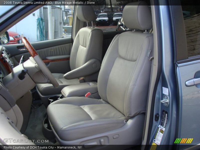 Blue Mirage Metallic / Stone 2008 Toyota Sienna Limited AWD
