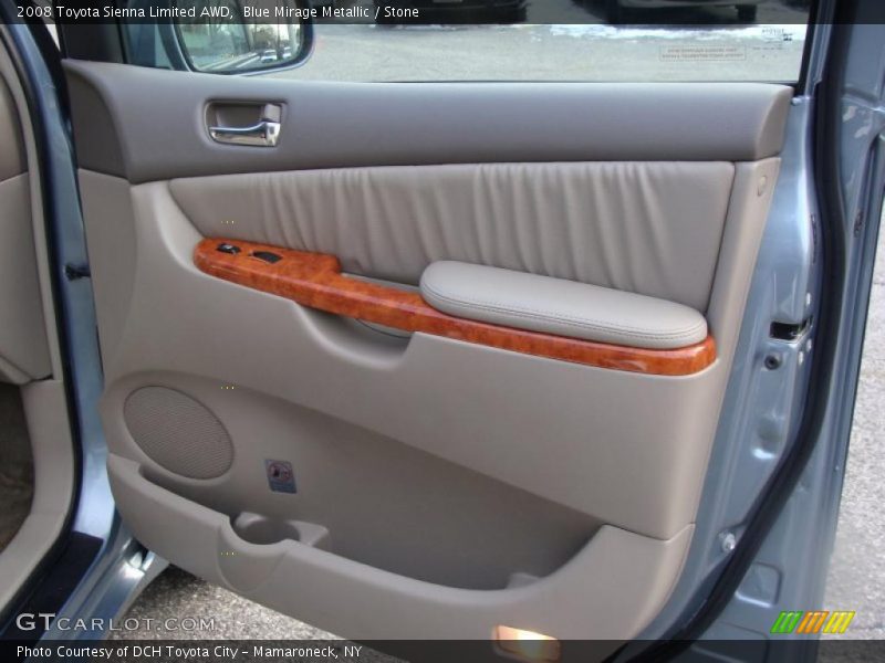 Blue Mirage Metallic / Stone 2008 Toyota Sienna Limited AWD