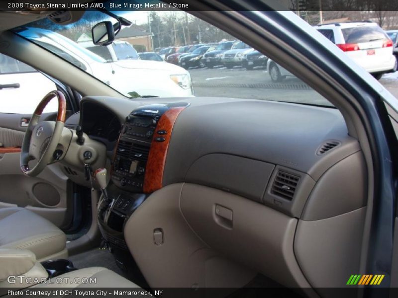 Blue Mirage Metallic / Stone 2008 Toyota Sienna Limited AWD