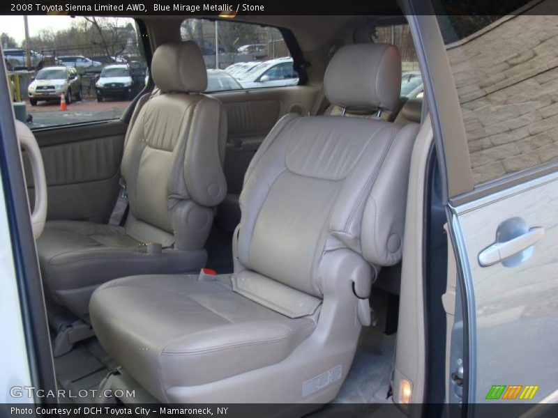 Blue Mirage Metallic / Stone 2008 Toyota Sienna Limited AWD