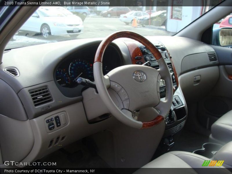 Blue Mirage Metallic / Stone 2008 Toyota Sienna Limited AWD