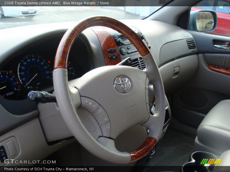 Blue Mirage Metallic / Stone 2008 Toyota Sienna Limited AWD