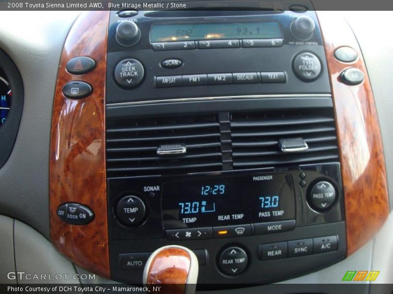 Blue Mirage Metallic / Stone 2008 Toyota Sienna Limited AWD