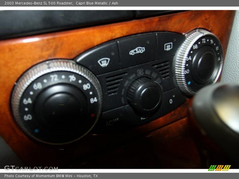 Capri Blue Metallic / Ash 2003 Mercedes-Benz SL 500 Roadster