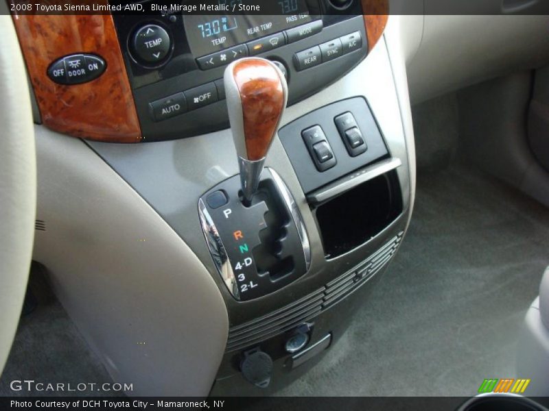 Blue Mirage Metallic / Stone 2008 Toyota Sienna Limited AWD