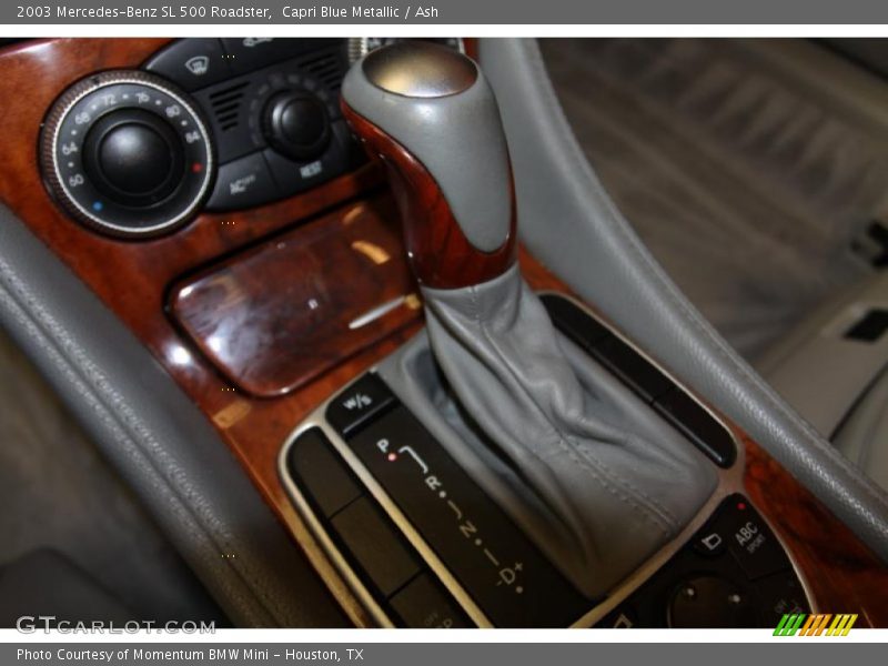 Capri Blue Metallic / Ash 2003 Mercedes-Benz SL 500 Roadster