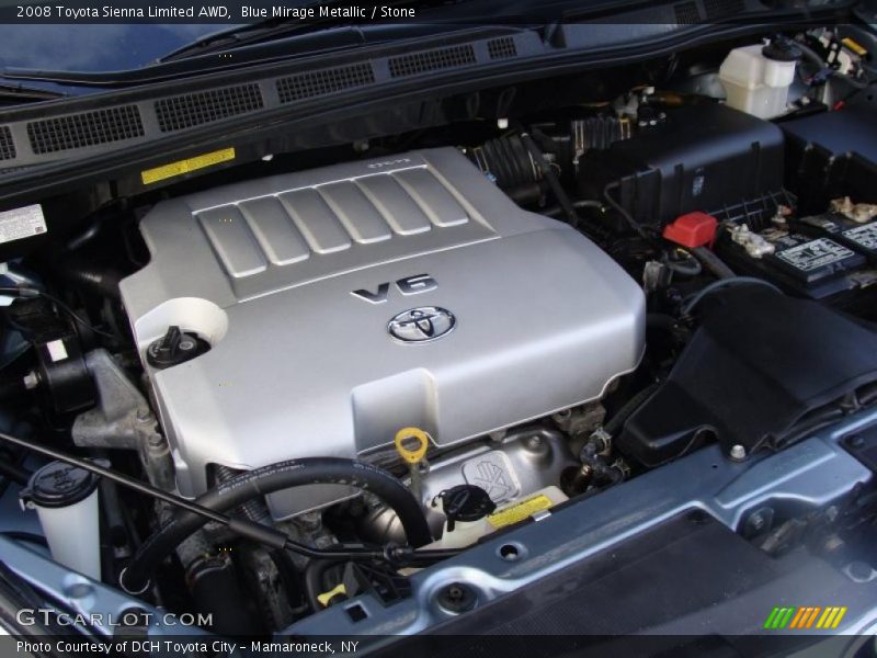 Blue Mirage Metallic / Stone 2008 Toyota Sienna Limited AWD