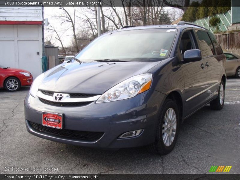 Slate Metallic / Stone 2008 Toyota Sienna Limited AWD