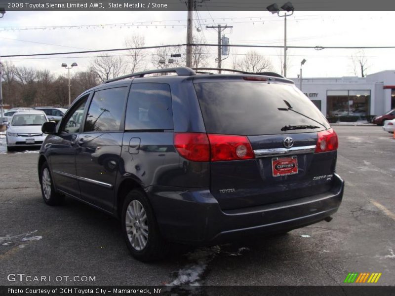 Slate Metallic / Stone 2008 Toyota Sienna Limited AWD