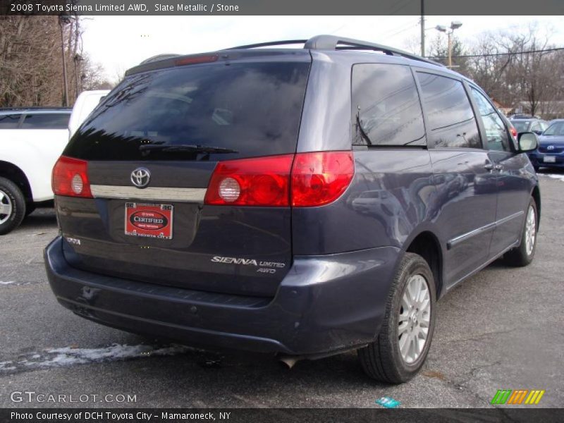 Slate Metallic / Stone 2008 Toyota Sienna Limited AWD