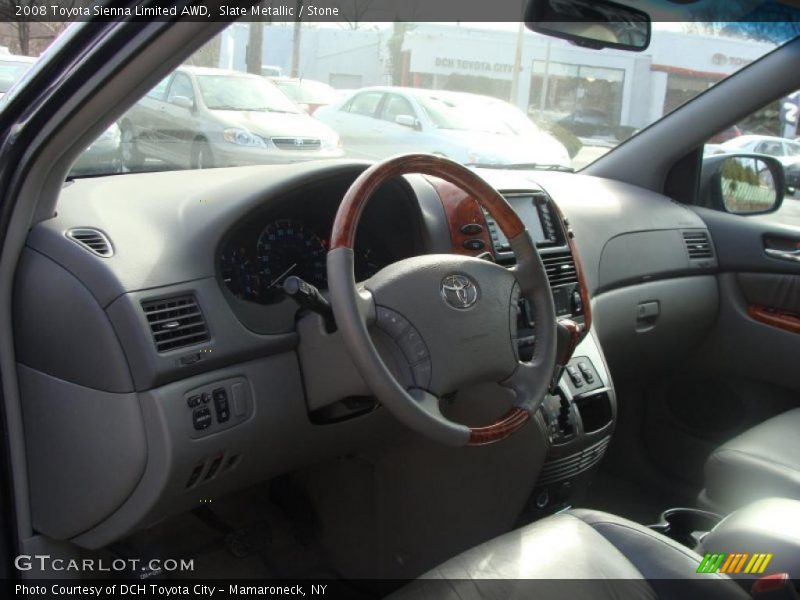 Slate Metallic / Stone 2008 Toyota Sienna Limited AWD