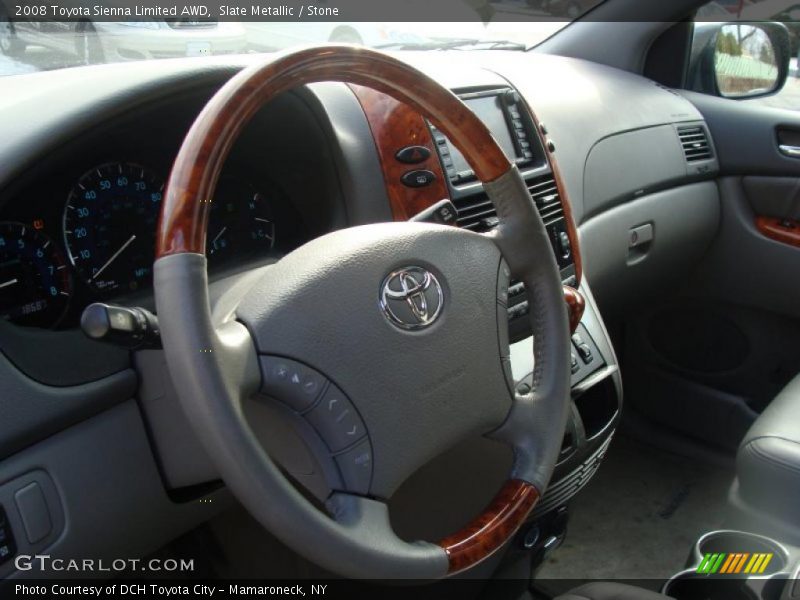 Slate Metallic / Stone 2008 Toyota Sienna Limited AWD