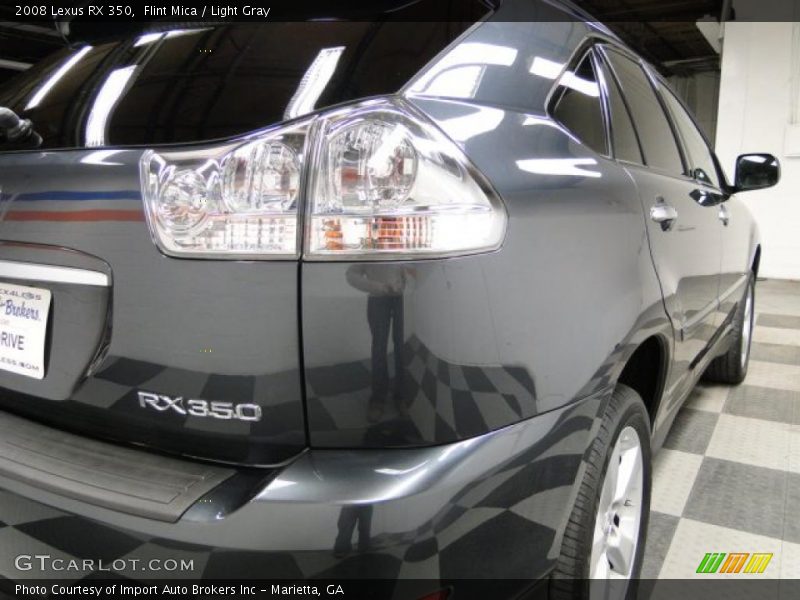 Flint Mica / Light Gray 2008 Lexus RX 350