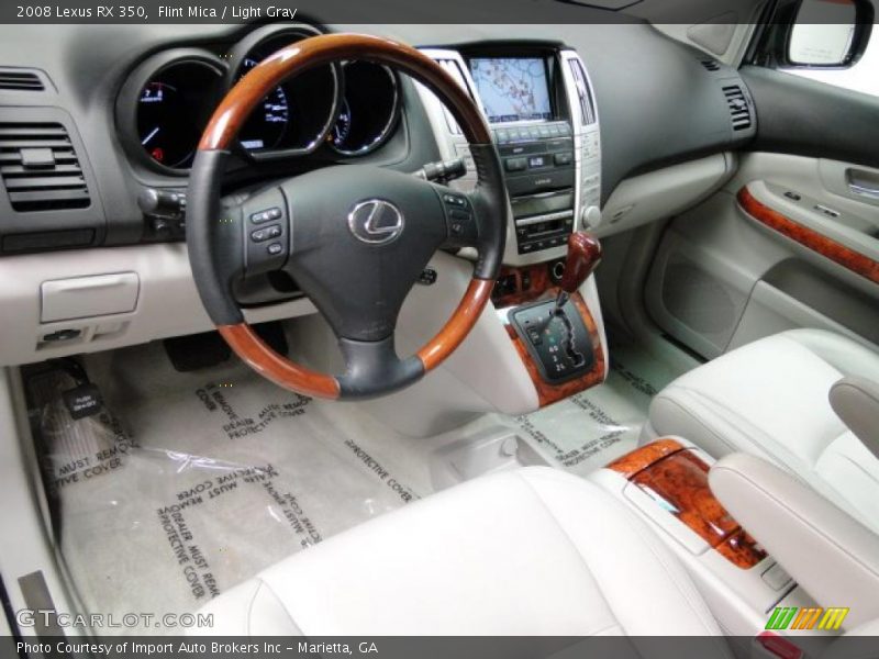 Flint Mica / Light Gray 2008 Lexus RX 350