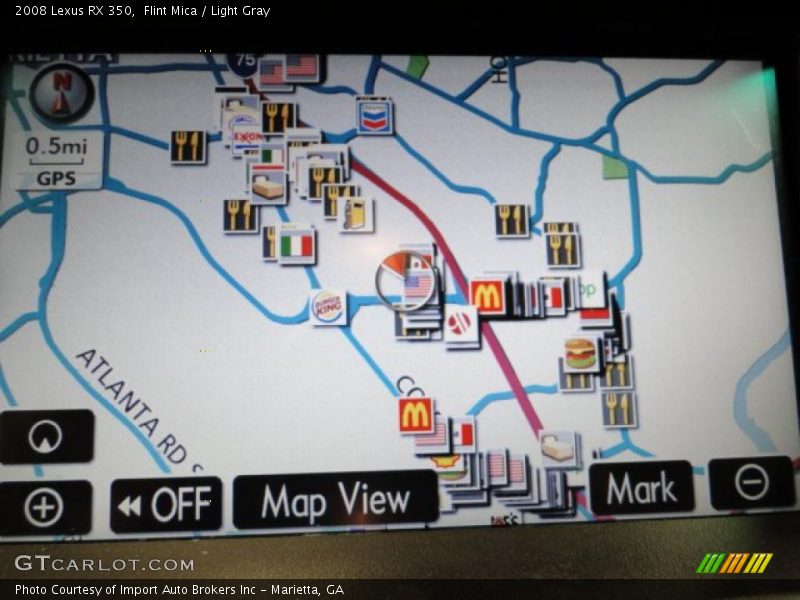 Flint Mica / Light Gray 2008 Lexus RX 350