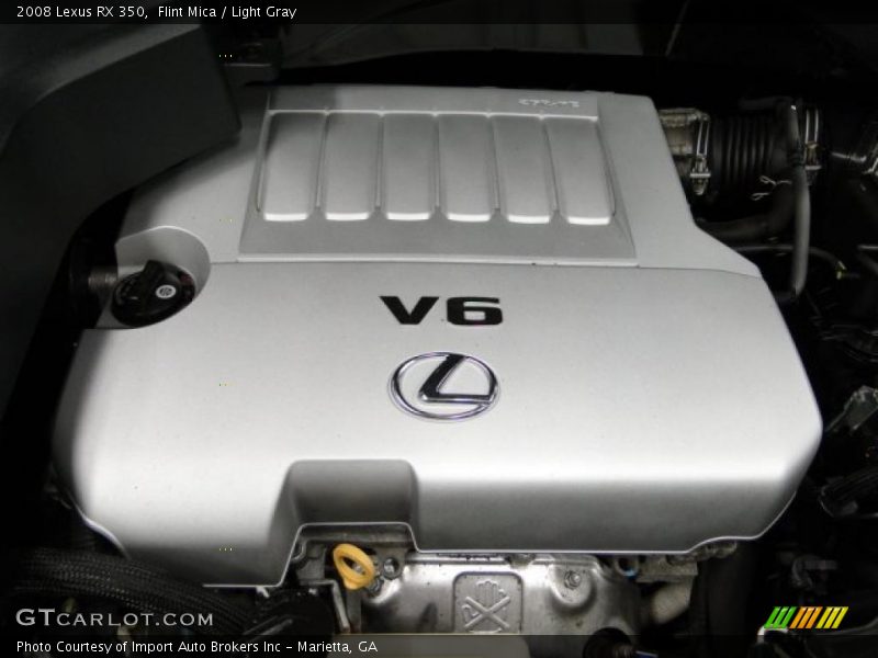 Flint Mica / Light Gray 2008 Lexus RX 350