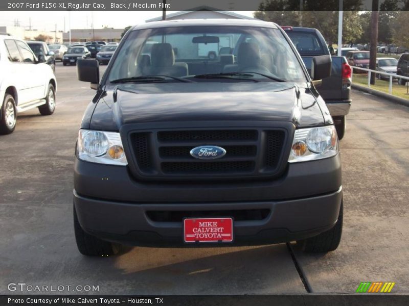 Black / Medium Flint 2007 Ford F150 XL Regular Cab