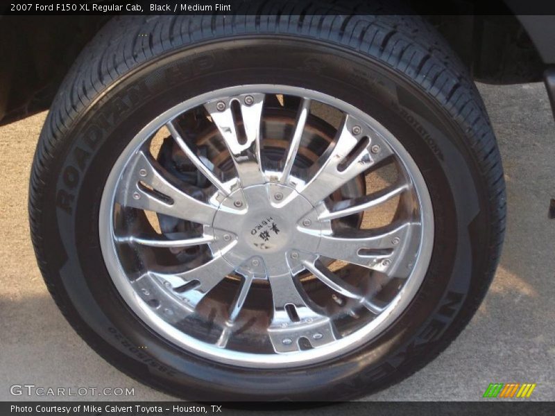 Black / Medium Flint 2007 Ford F150 XL Regular Cab