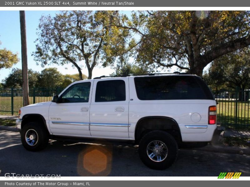 Summit White / Neutral Tan/Shale 2001 GMC Yukon XL 2500 SLT 4x4
