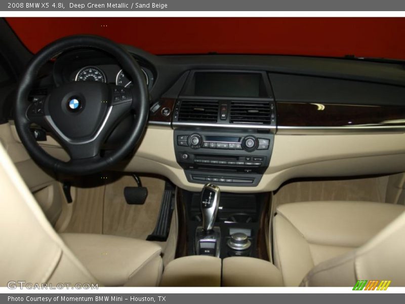 Deep Green Metallic / Sand Beige 2008 BMW X5 4.8i