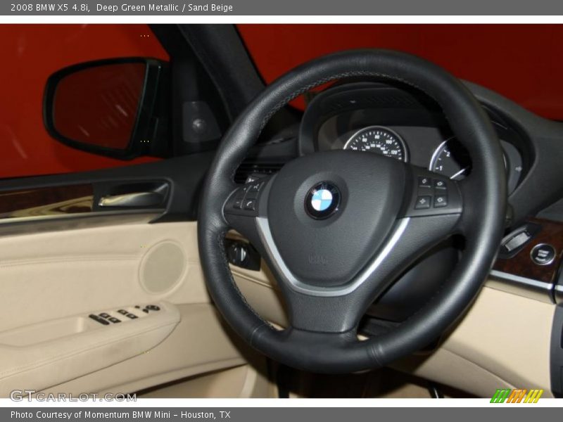 Deep Green Metallic / Sand Beige 2008 BMW X5 4.8i