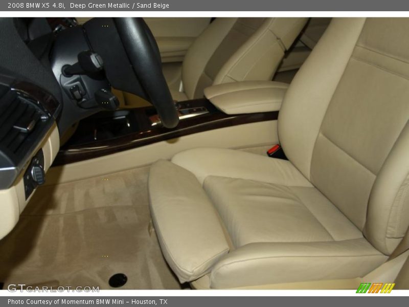 Deep Green Metallic / Sand Beige 2008 BMW X5 4.8i