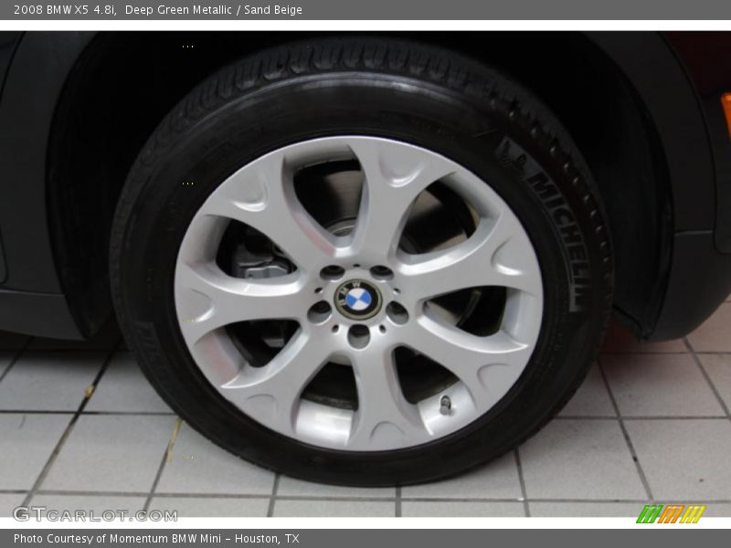 Deep Green Metallic / Sand Beige 2008 BMW X5 4.8i