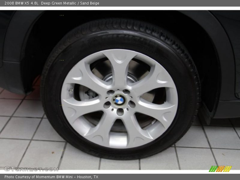 Deep Green Metallic / Sand Beige 2008 BMW X5 4.8i