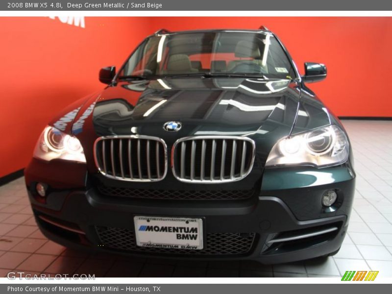 Deep Green Metallic / Sand Beige 2008 BMW X5 4.8i
