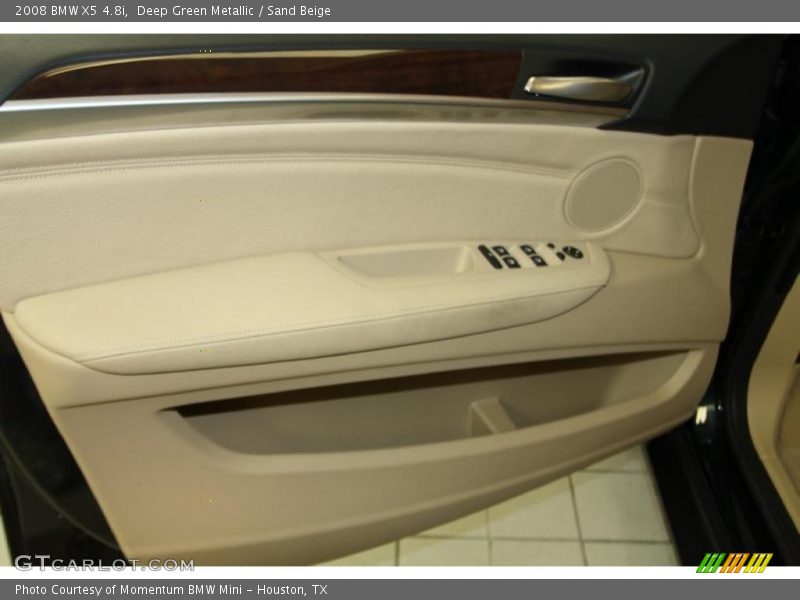 Deep Green Metallic / Sand Beige 2008 BMW X5 4.8i