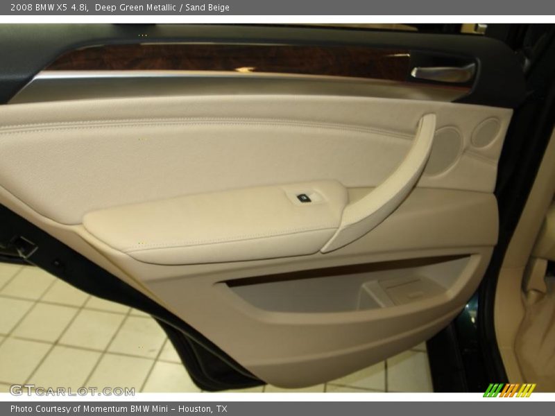 Deep Green Metallic / Sand Beige 2008 BMW X5 4.8i