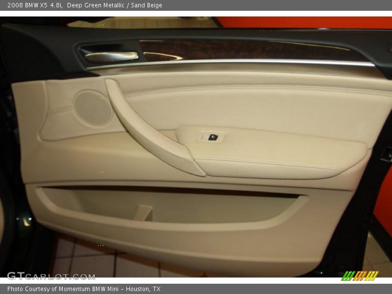 Deep Green Metallic / Sand Beige 2008 BMW X5 4.8i