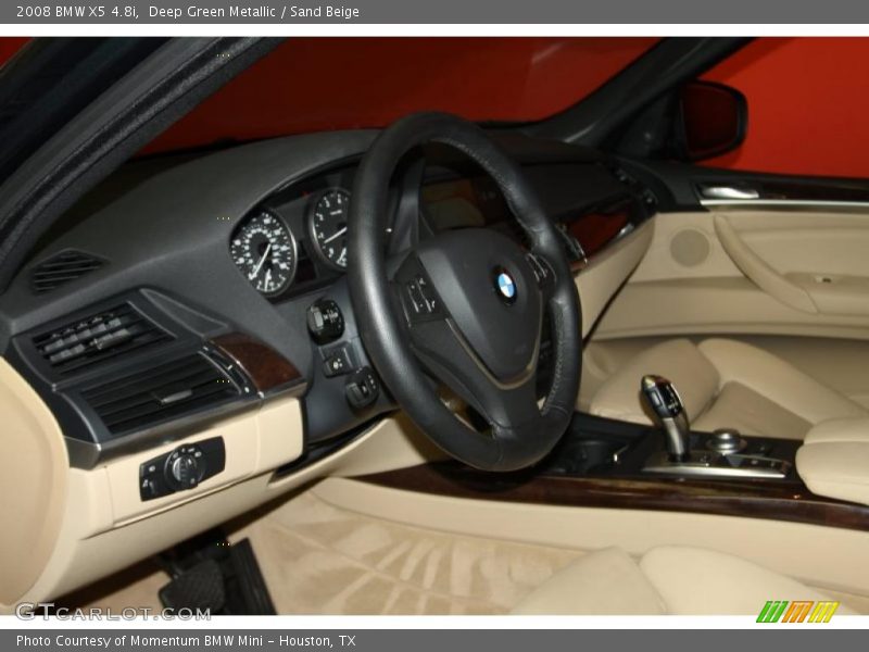 Deep Green Metallic / Sand Beige 2008 BMW X5 4.8i