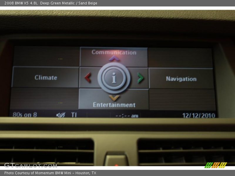 Deep Green Metallic / Sand Beige 2008 BMW X5 4.8i