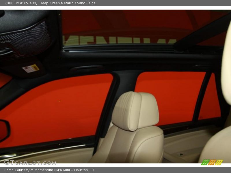 Deep Green Metallic / Sand Beige 2008 BMW X5 4.8i