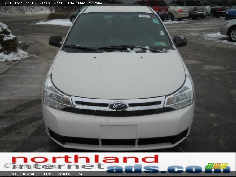 White Suede / Medium Stone 2011 Ford Focus SE Sedan