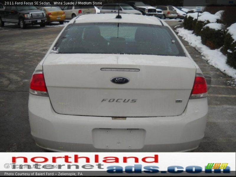 White Suede / Medium Stone 2011 Ford Focus SE Sedan