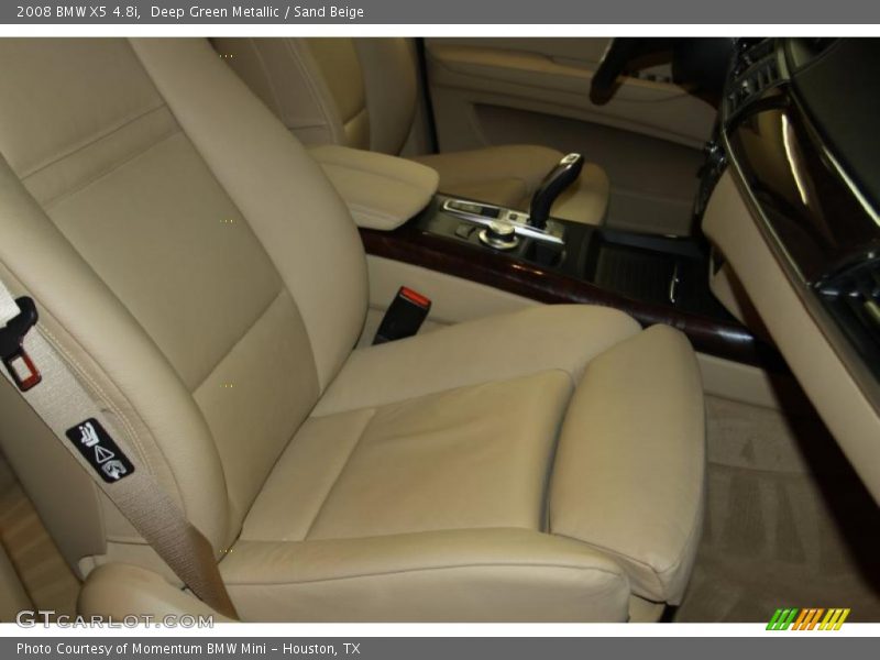 Deep Green Metallic / Sand Beige 2008 BMW X5 4.8i