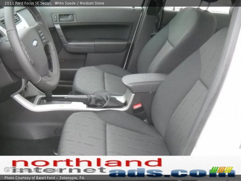 White Suede / Medium Stone 2011 Ford Focus SE Sedan