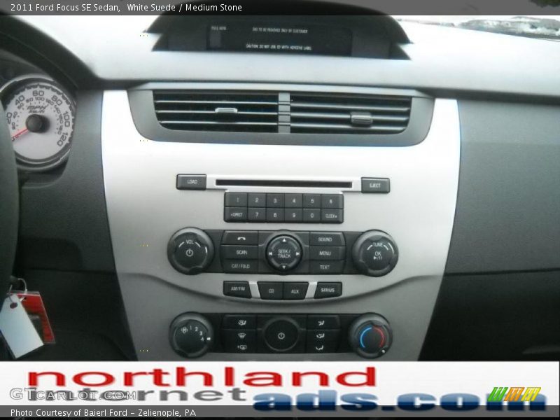 White Suede / Medium Stone 2011 Ford Focus SE Sedan