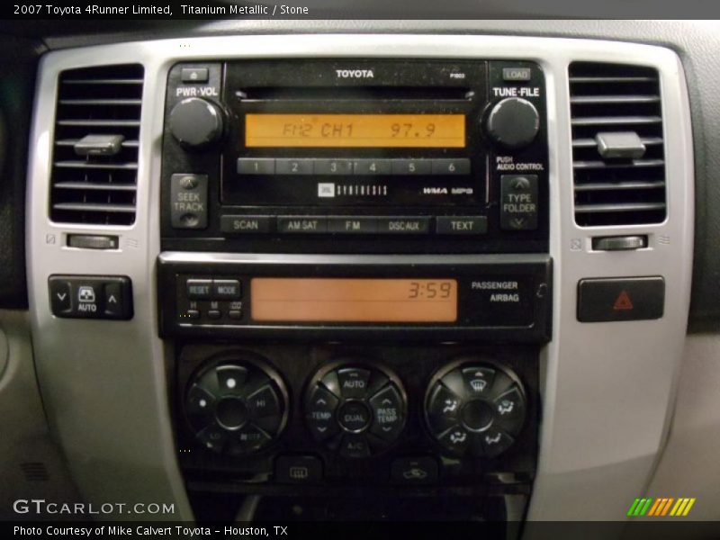 Controls of 2007 4Runner Limited