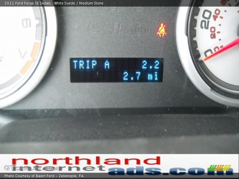White Suede / Medium Stone 2011 Ford Focus SE Sedan