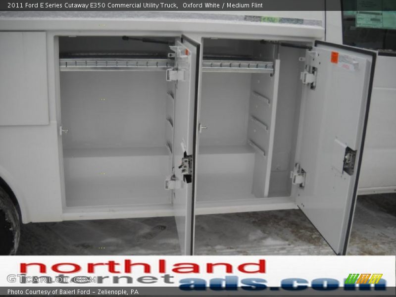 Oxford White / Medium Flint 2011 Ford E Series Cutaway E350 Commercial Utility Truck